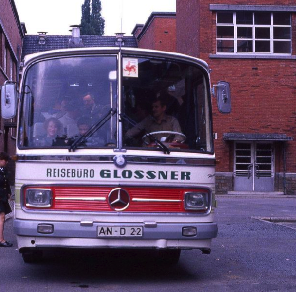 PHOTO: Us on the Army Band tour bus in Belgium (1977)